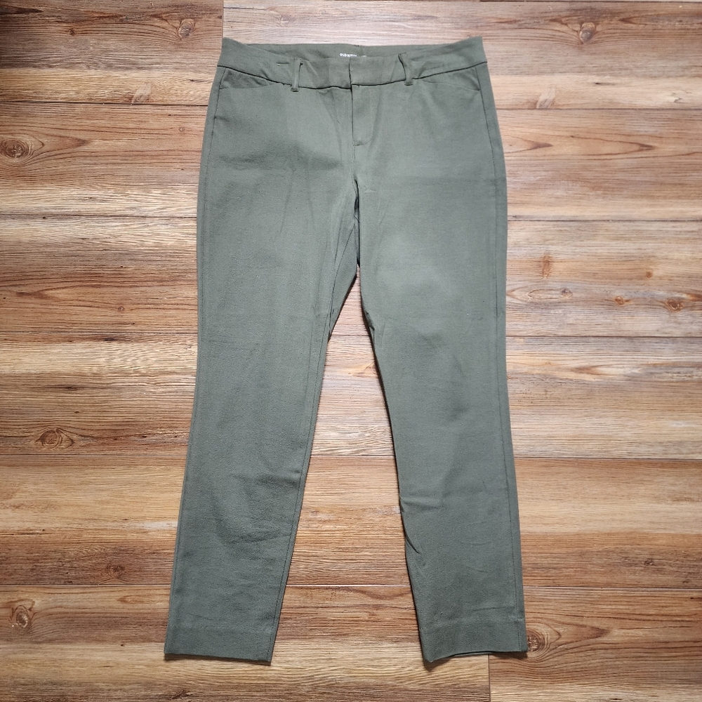 Old Navy Pixie Pants Women's 10 Green Cotton